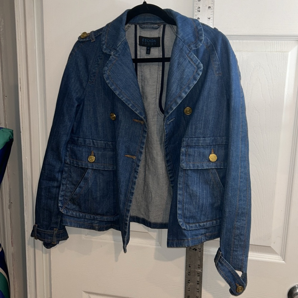 Escada vintage‎ sport denim jacket - Picture 13 of 13